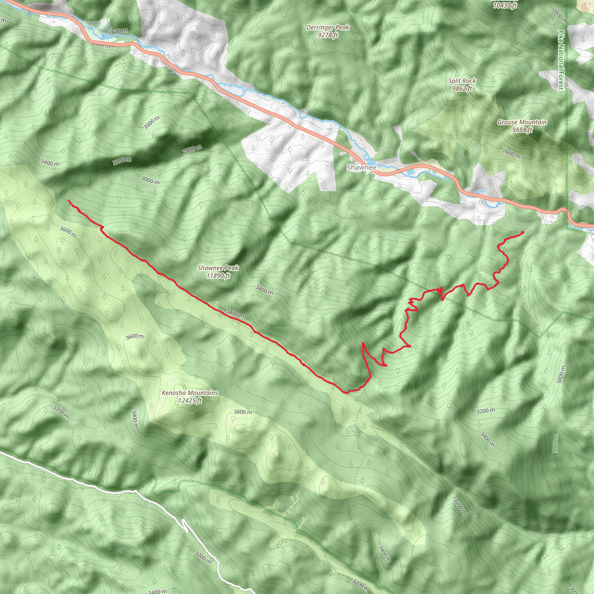 Craig Park Trail mobile static map