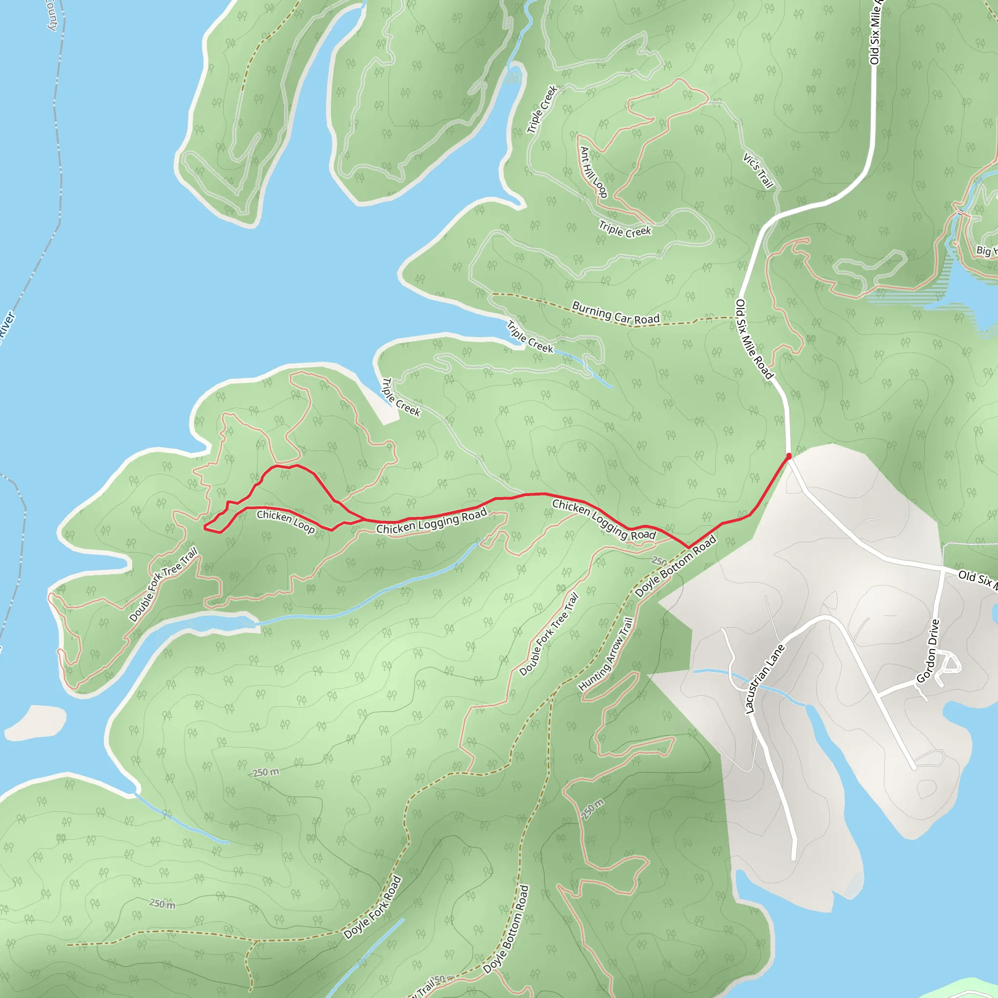 Chicken Loop mobile static map