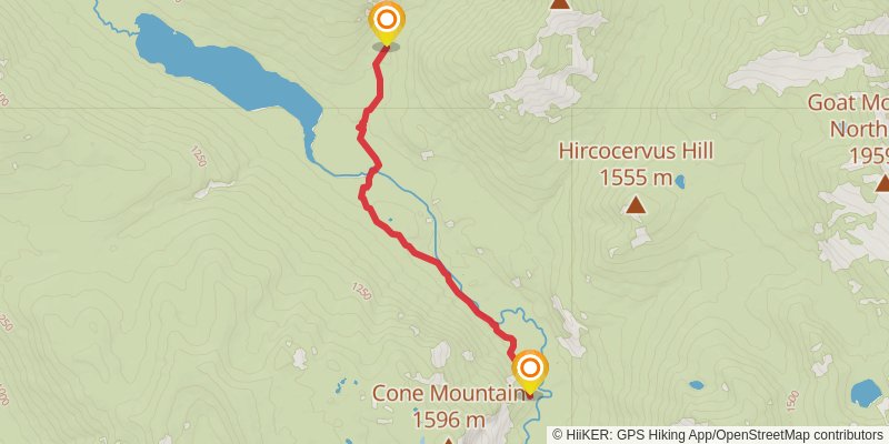 Spinola Creek via Waptus River Trail stage 2 Map