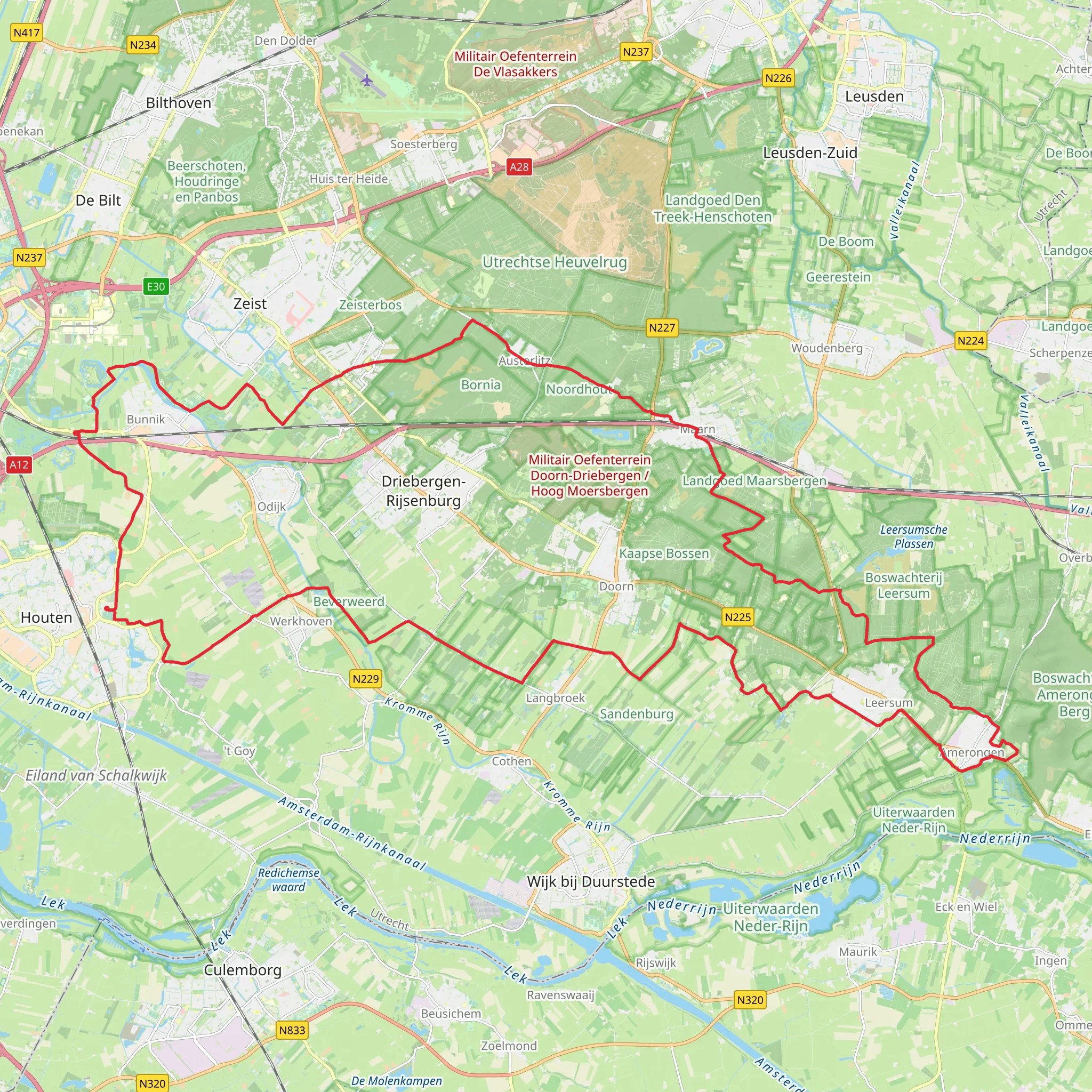 Rijksstraatweg, Let de Stigterpad and Koelaan Loop mobile static map