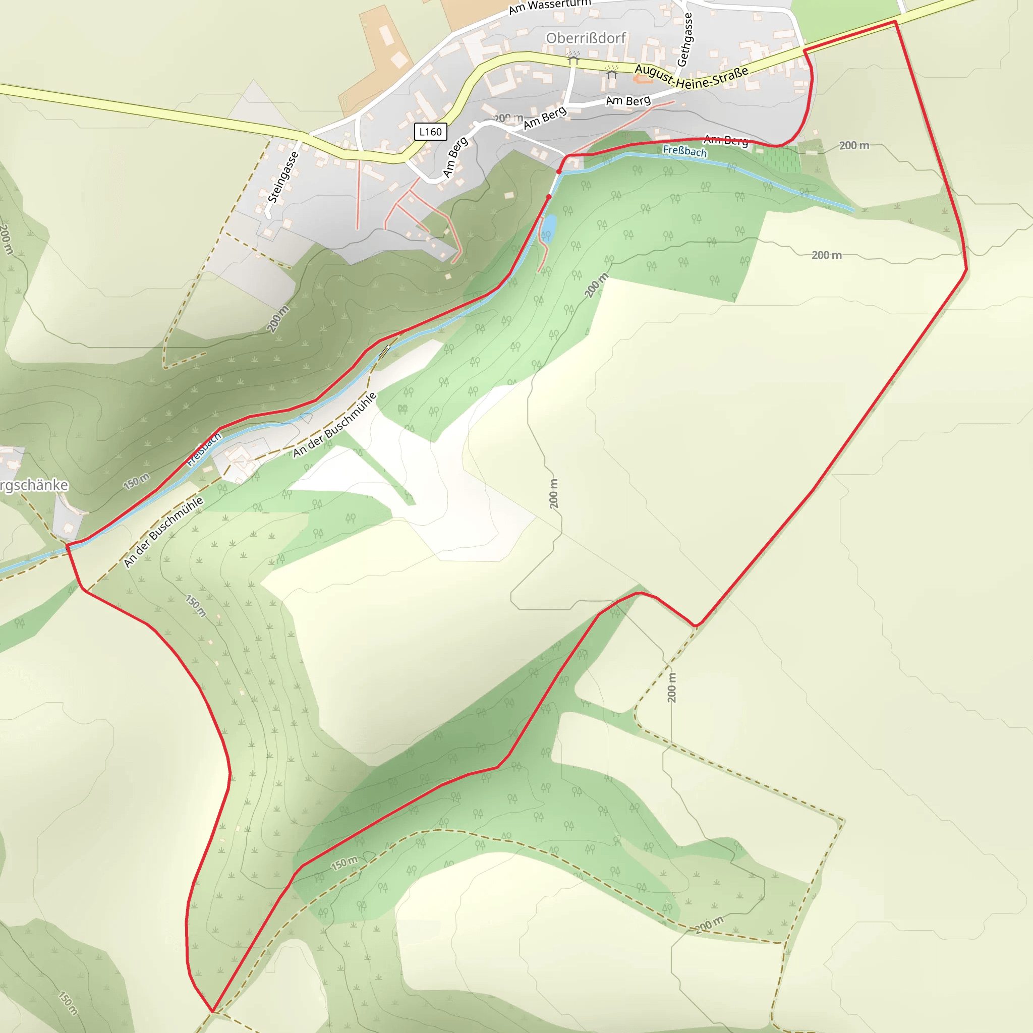 Buschmuehle Loop mobile static map