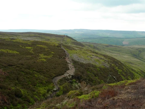 An image depicting the trail Edale Loop via Win Hill and its surrounding area.