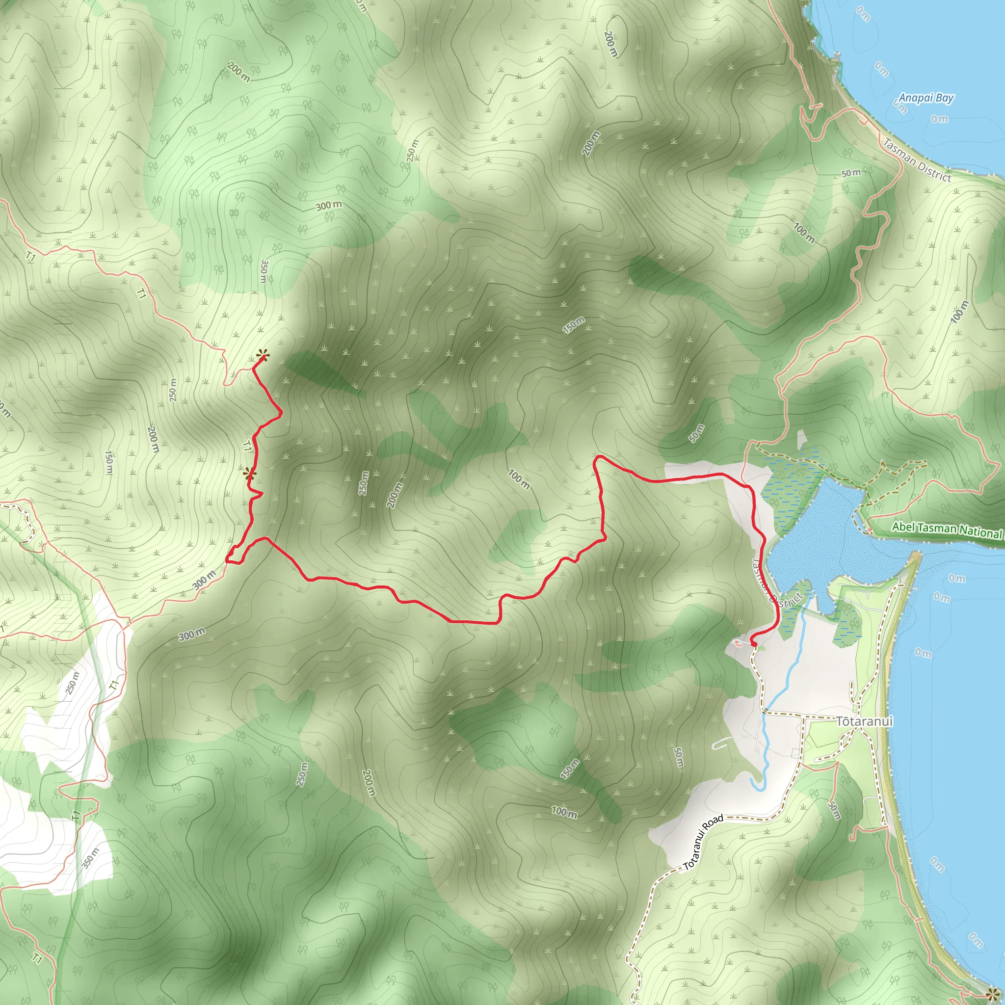 Gibbs Hill Track mobile static map