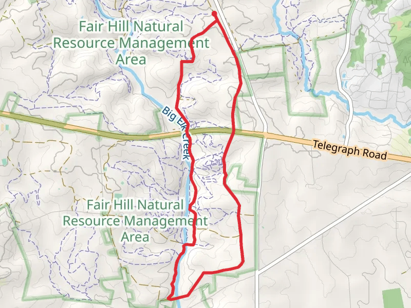 Green Trail and Big Elk Creek Loop