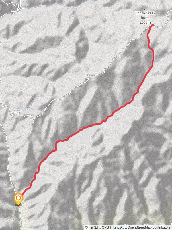 Cottonwood Creek Road Out and Back