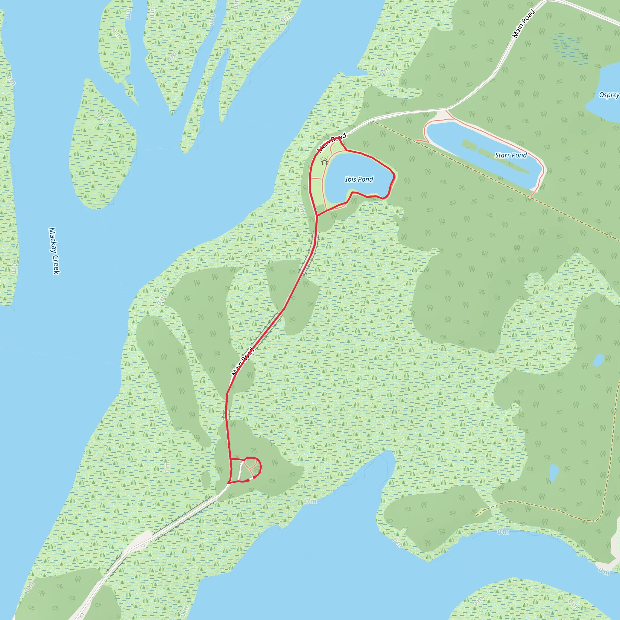 Pinckney Island Access Trail mobile static map