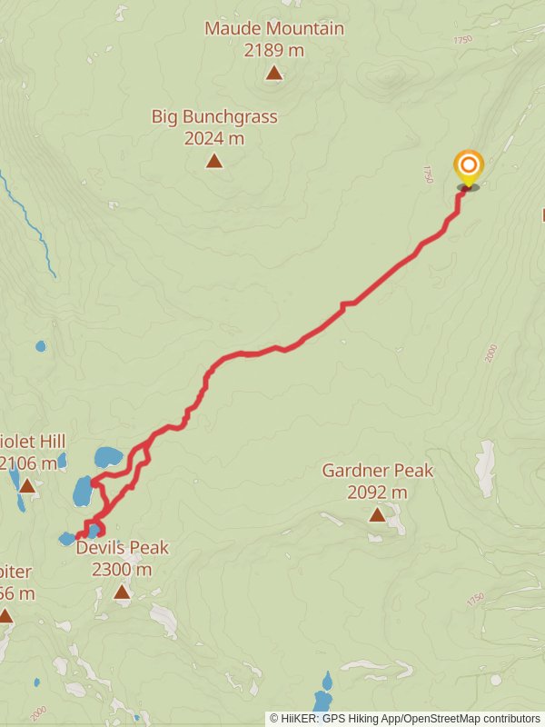 South Lake, Cliff Lake via Sevenmile Trail