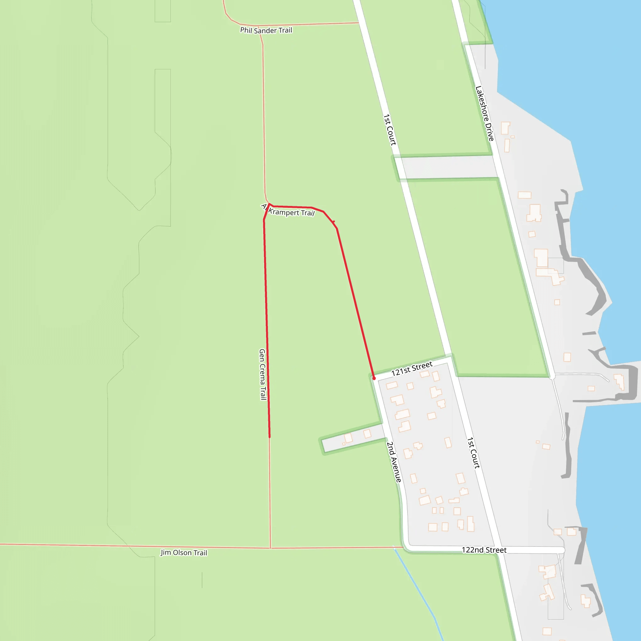 Gen Crema Trail mobile static map