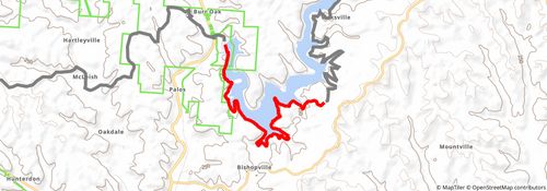 American Discovery Trail South Route stage 53 Map