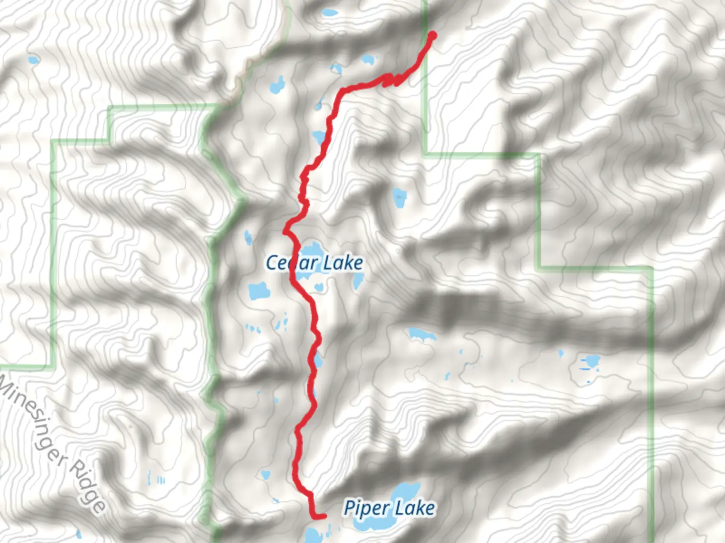An image depicting the trail Cedar Lake Trail and its surrounding area.