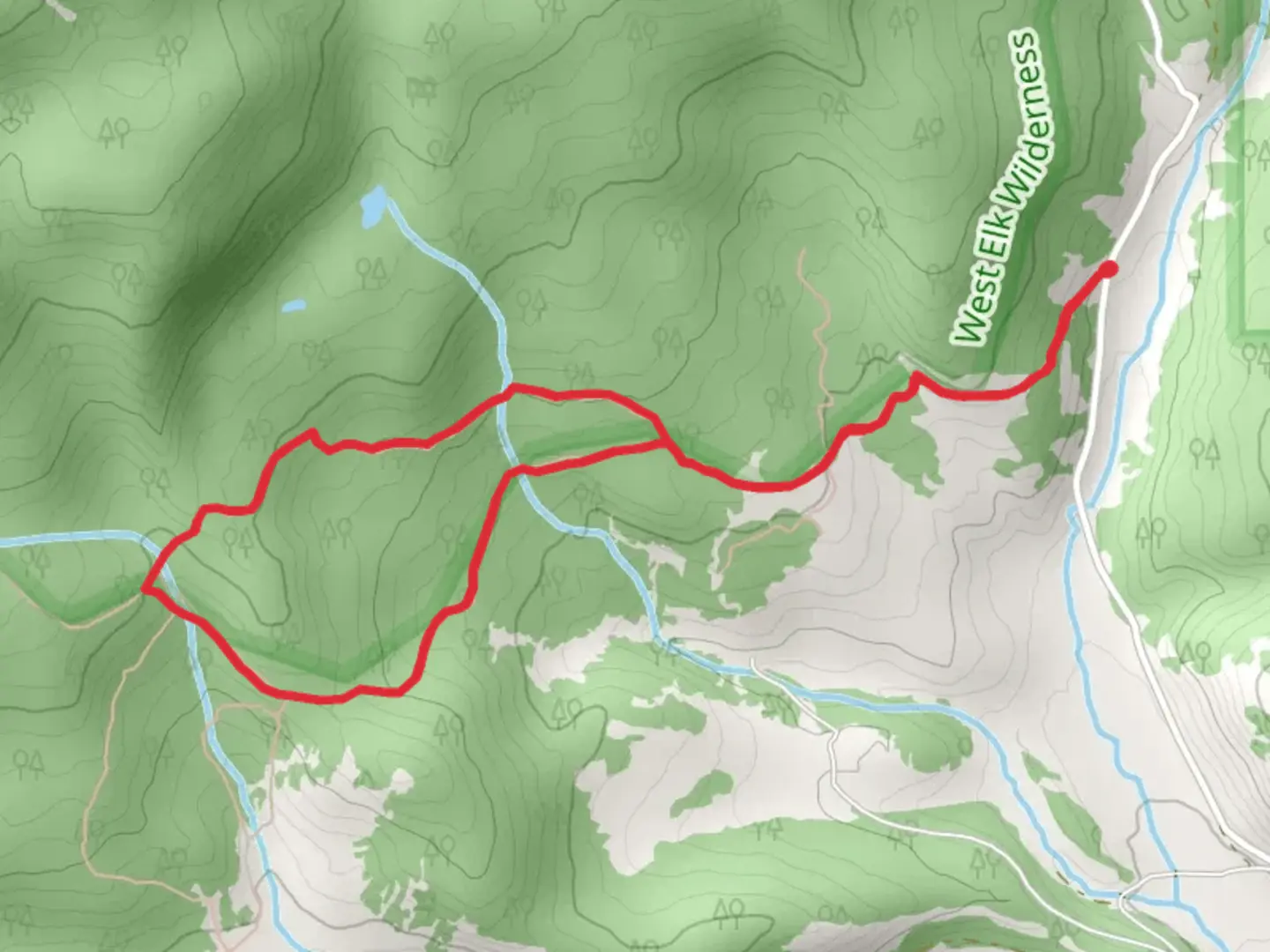 An image depicting the trail Swampy Pass Short Loop Trail and its surrounding area.