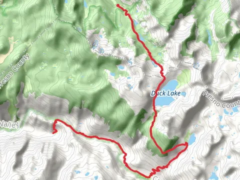 Fish Creek, Duck Lake via Duck Pass Trail