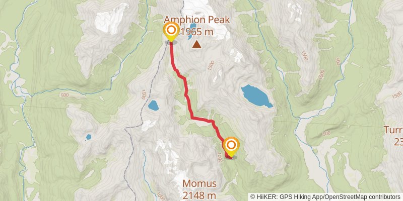 Five Passes Route stage 2 Map