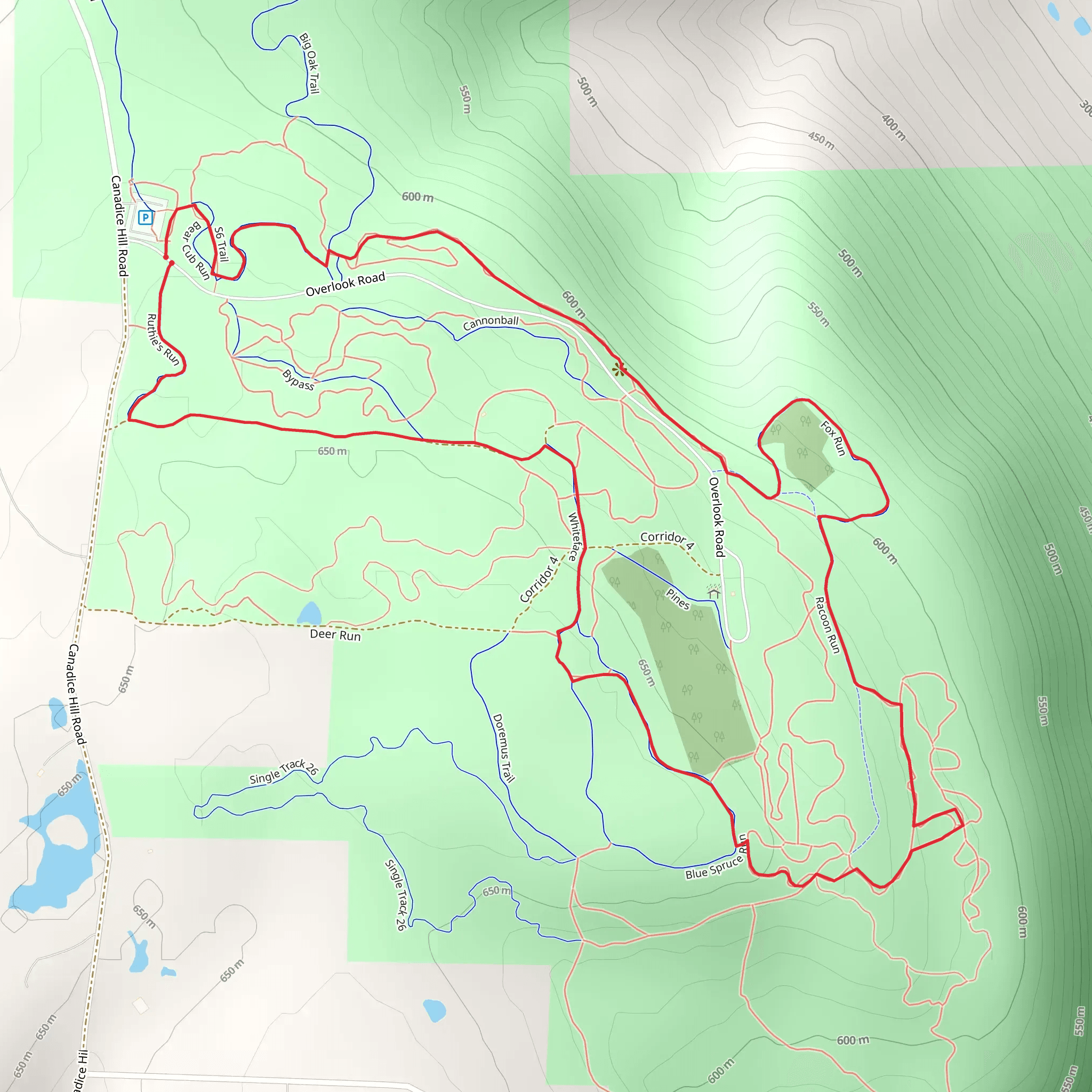 Harriet Hollister Spencer Loop Trail mobile static map