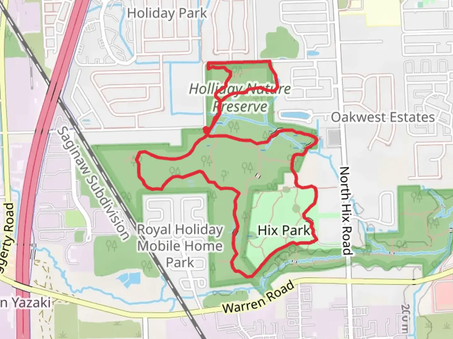 An image depicting the trail Beech, Tonquish and Fox Loop Trail and its surrounding area.