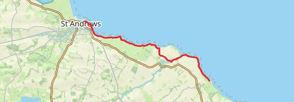 Fife Coastal Path 7-Day Moderate Tour (Hillwalk Tours) stage 4 Map