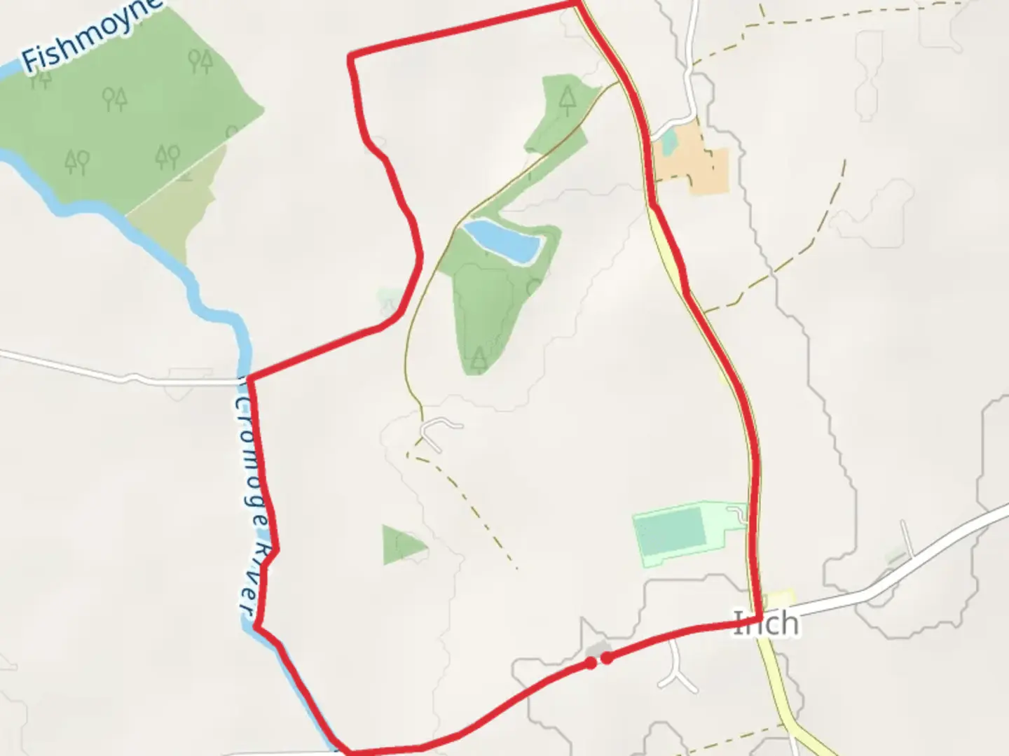 An image depicting the trail Inch Loop Walk and its surrounding area.