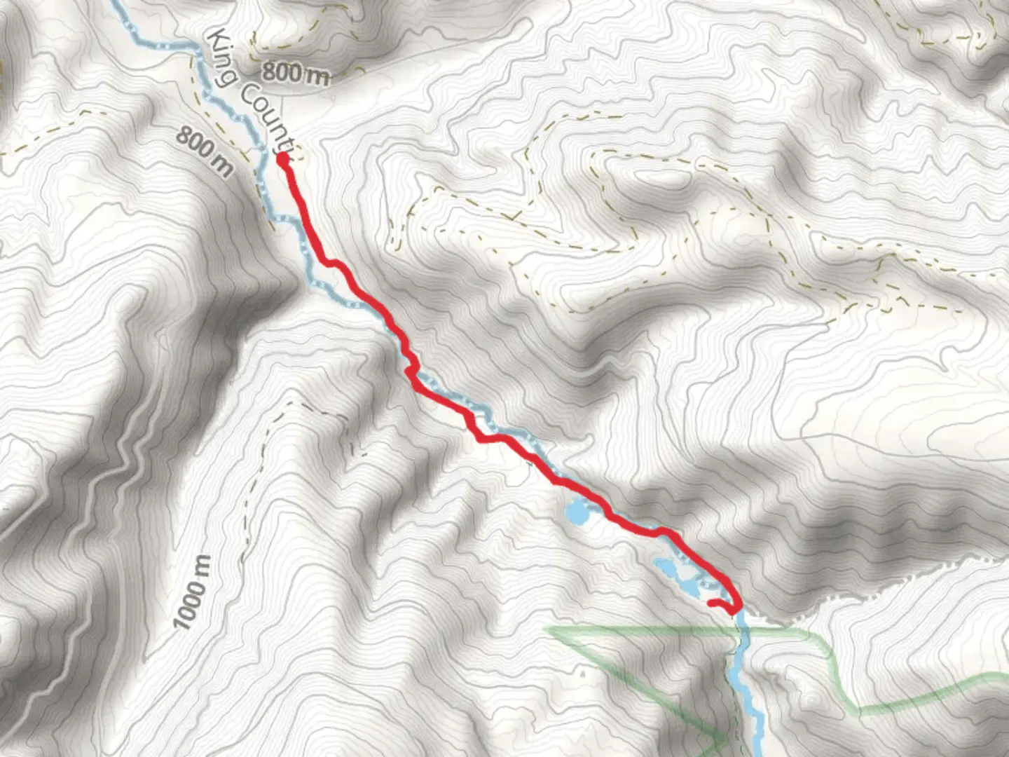 An image depicting the trail Greenwater Lakes Trail - Short and its surrounding area.