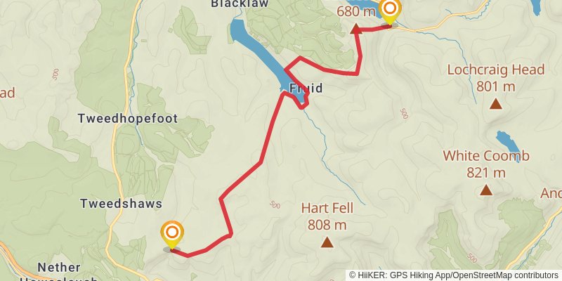 Moffat Mountain Loop stage 3 Map