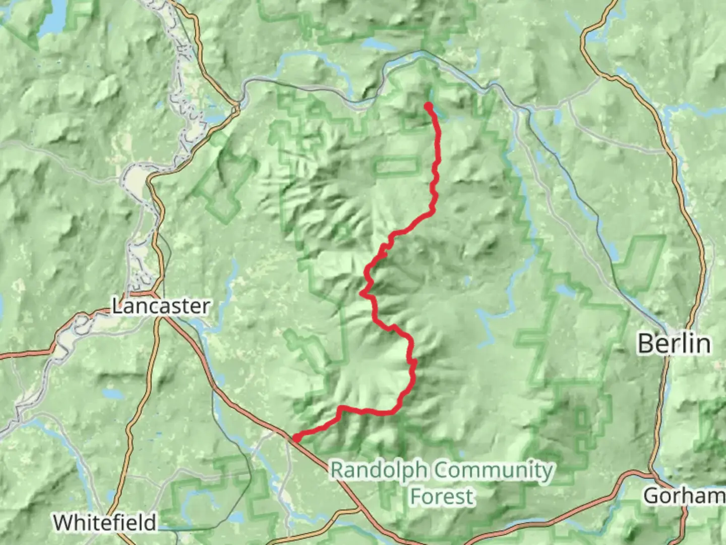 An image depicting the trail Cohos Trail and its surrounding area.