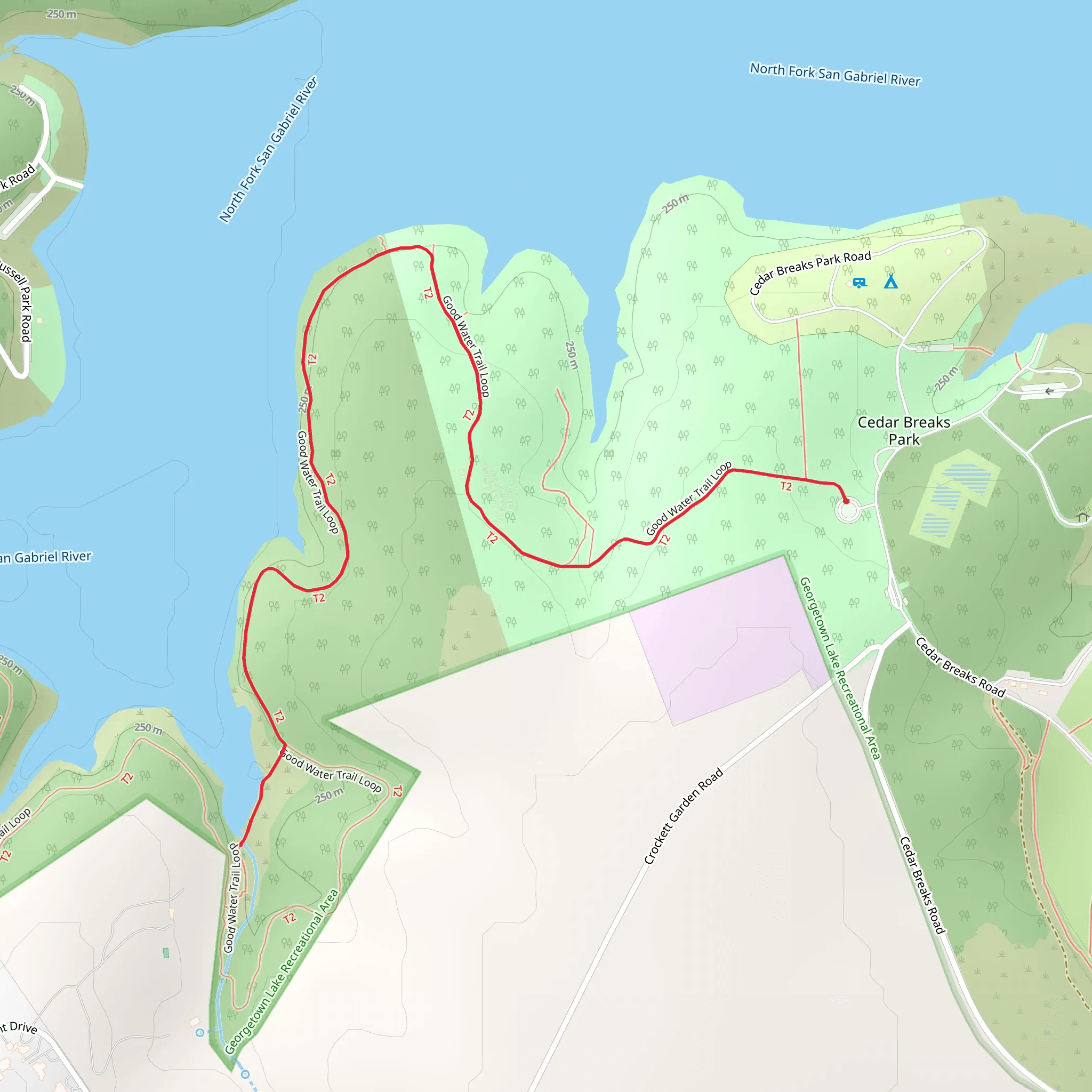 Good Water Trail mobile static map