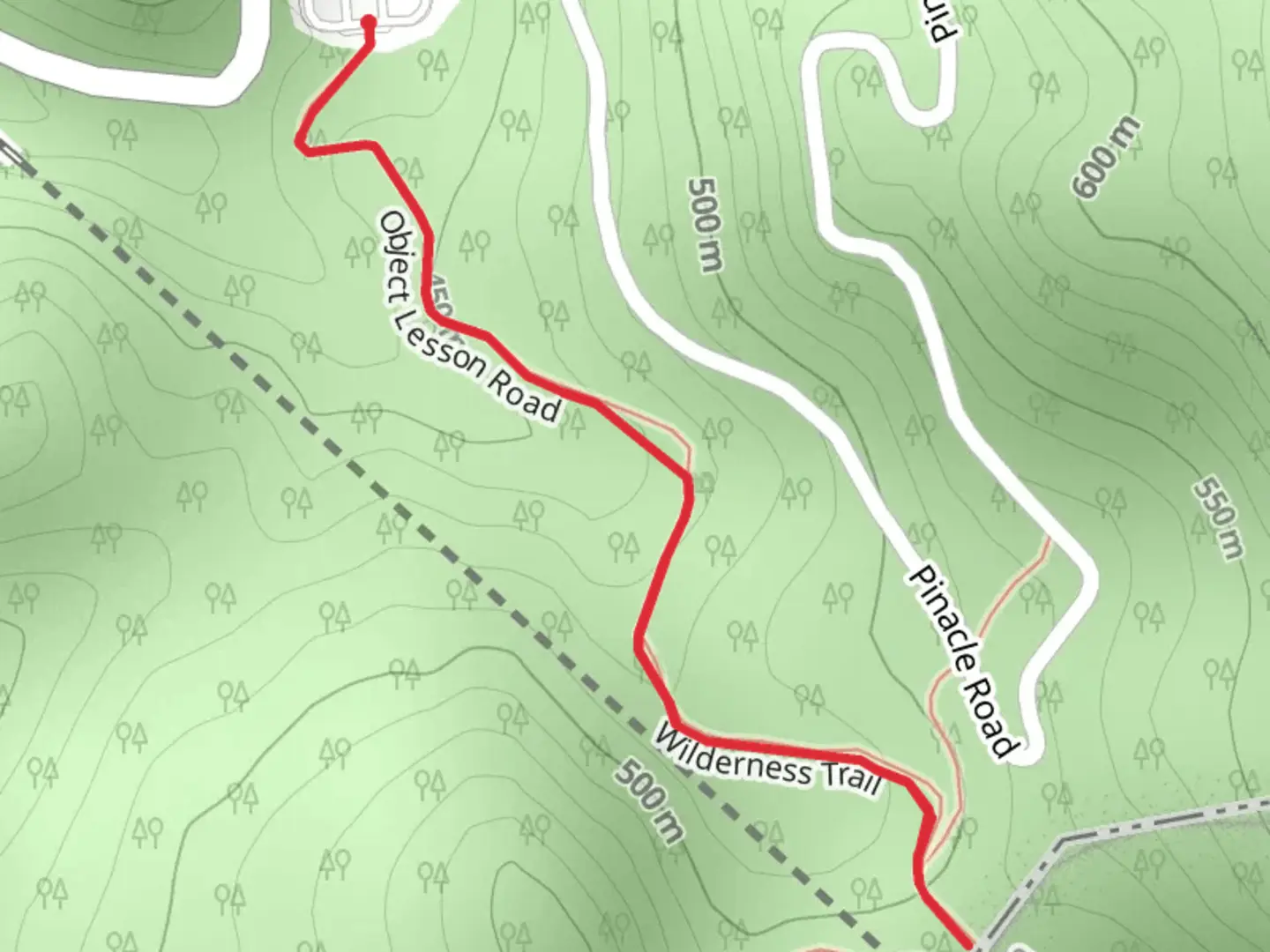An image depicting the trail Cumberland Gap and its surrounding area.
