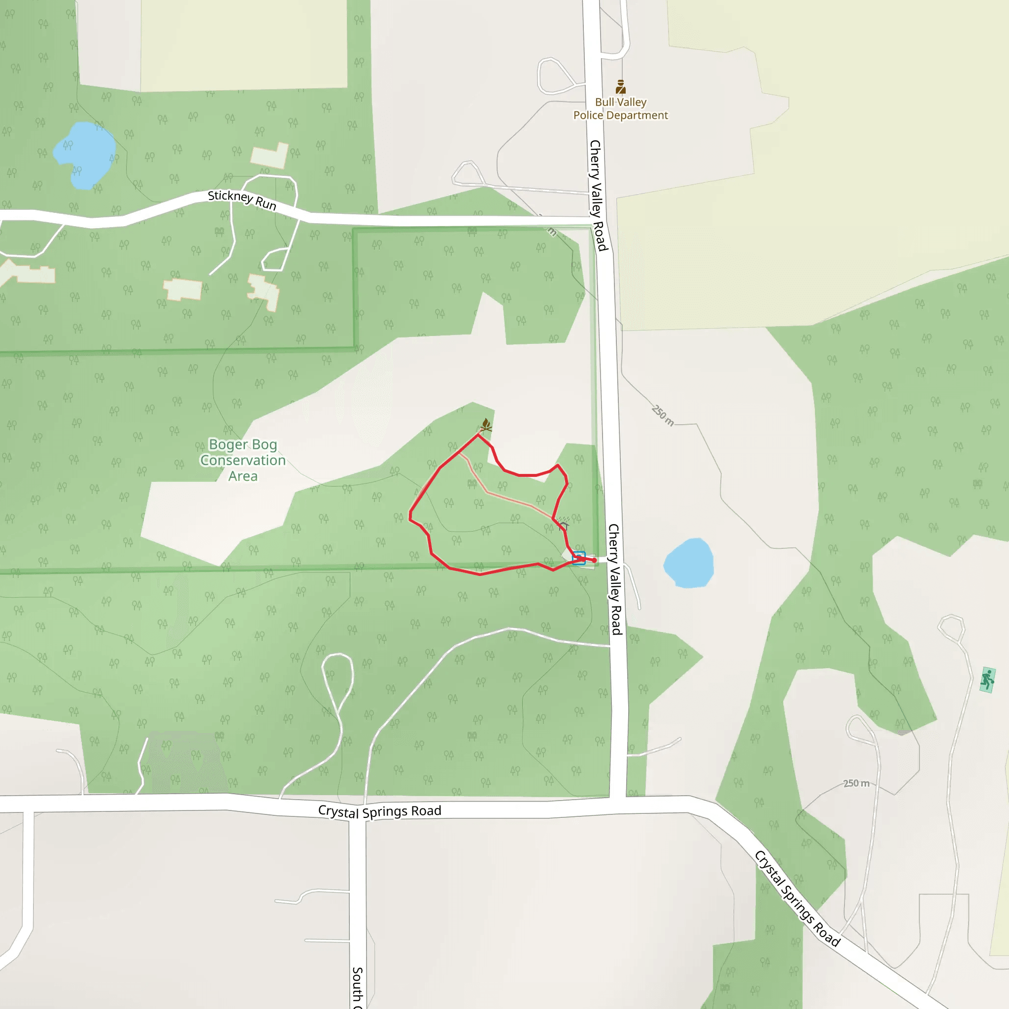 Cherry Valley Road Loop mobile static map