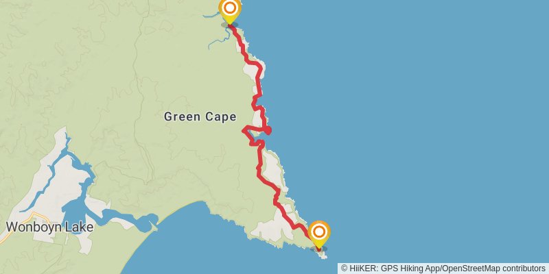 Light to Light Walk stage 2 Map