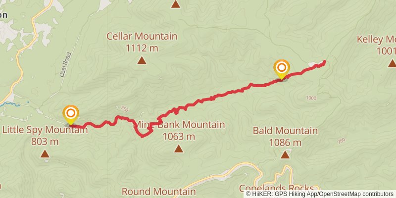 Saint Mary's Trail stage 2 Map