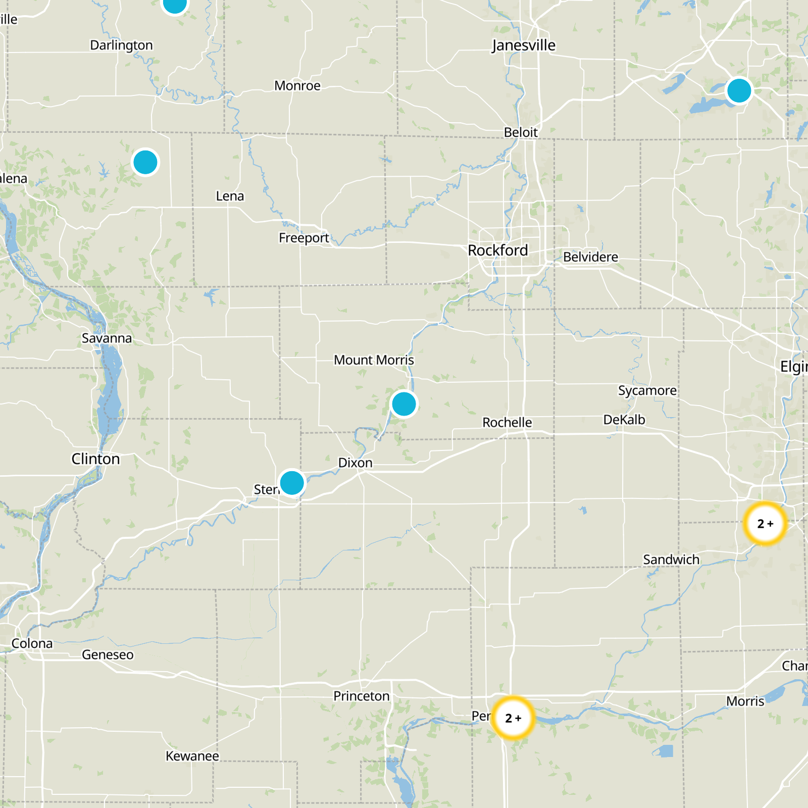 Ogle County Static Map