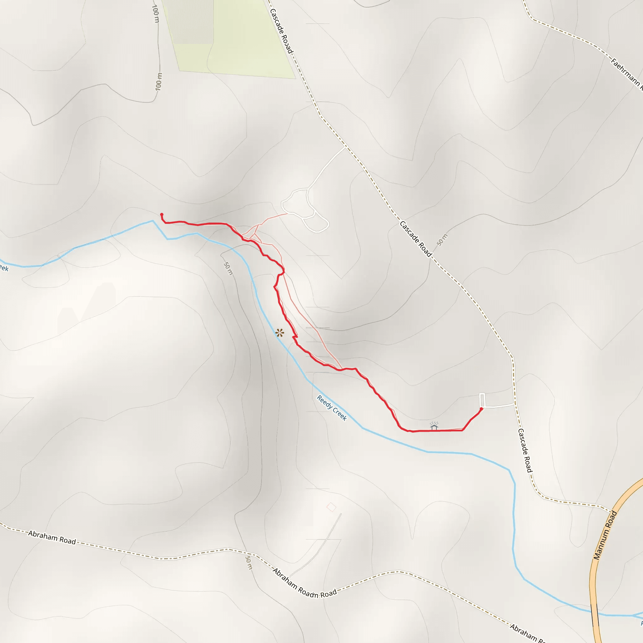 Mannum Waterfalls Walking Trail mobile static map