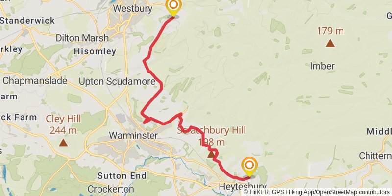 Imber Range Perimeter Path stage 3 Map