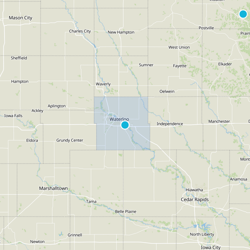 Black Hawk County Static Map