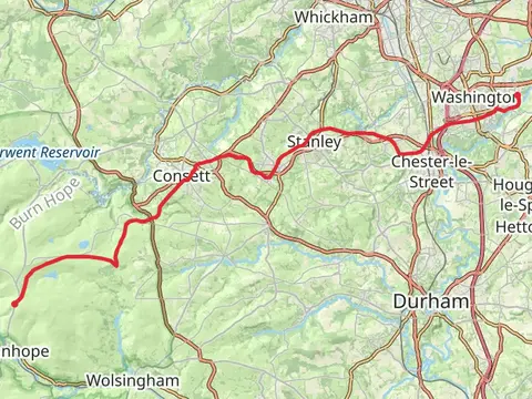 Washington to Crawleyside Walk