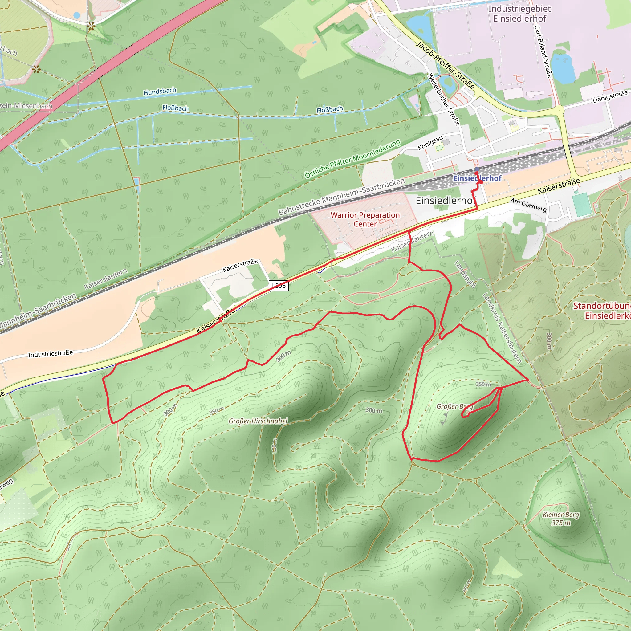 Einsiedlerhof Loop mobile static map