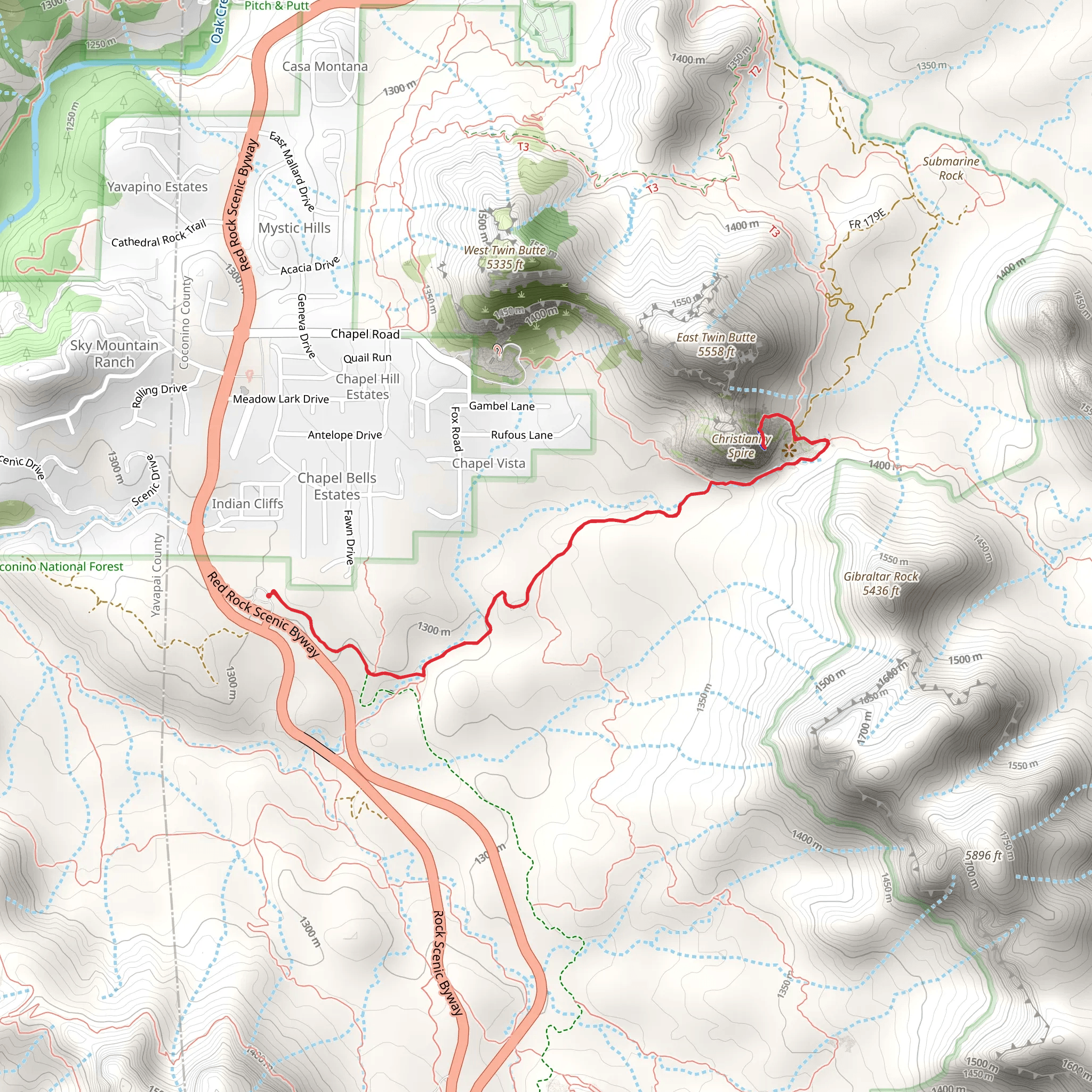 Little Horse Trail mobile static map
