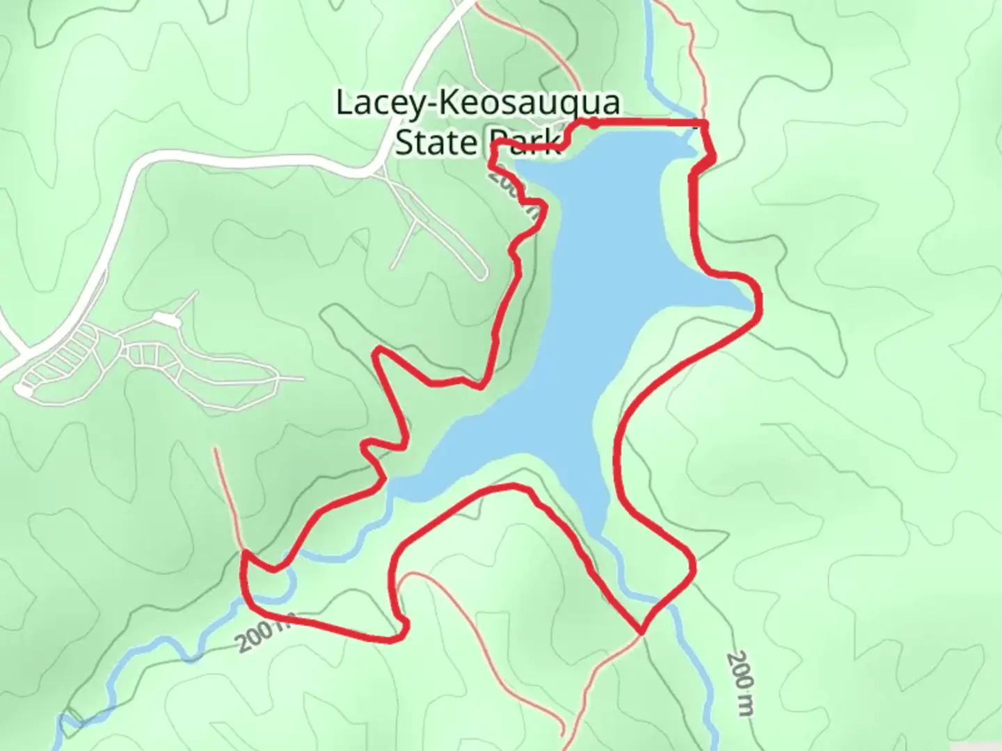 An image depicting the trail Lake Loop Trail and its surrounding area.