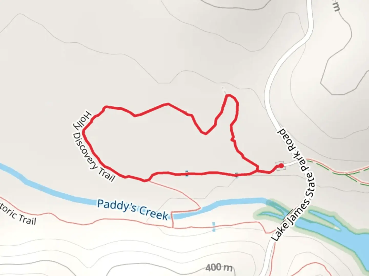 An image depicting the trail Holly Discovery Loop Trail and its surrounding area.