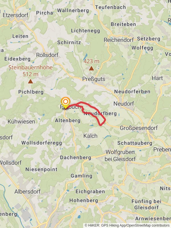 Steinbachklamm Loop via Wanderweg 10 mobile static map