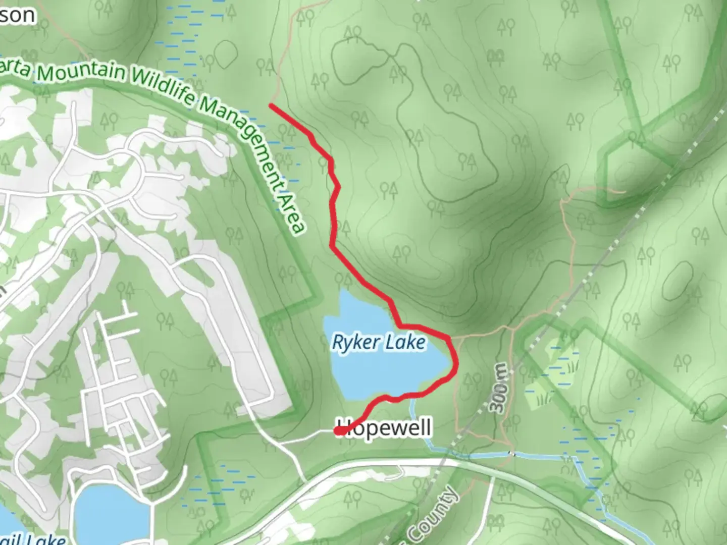 An image depicting the trail NJ State Long Trail and its surrounding area.