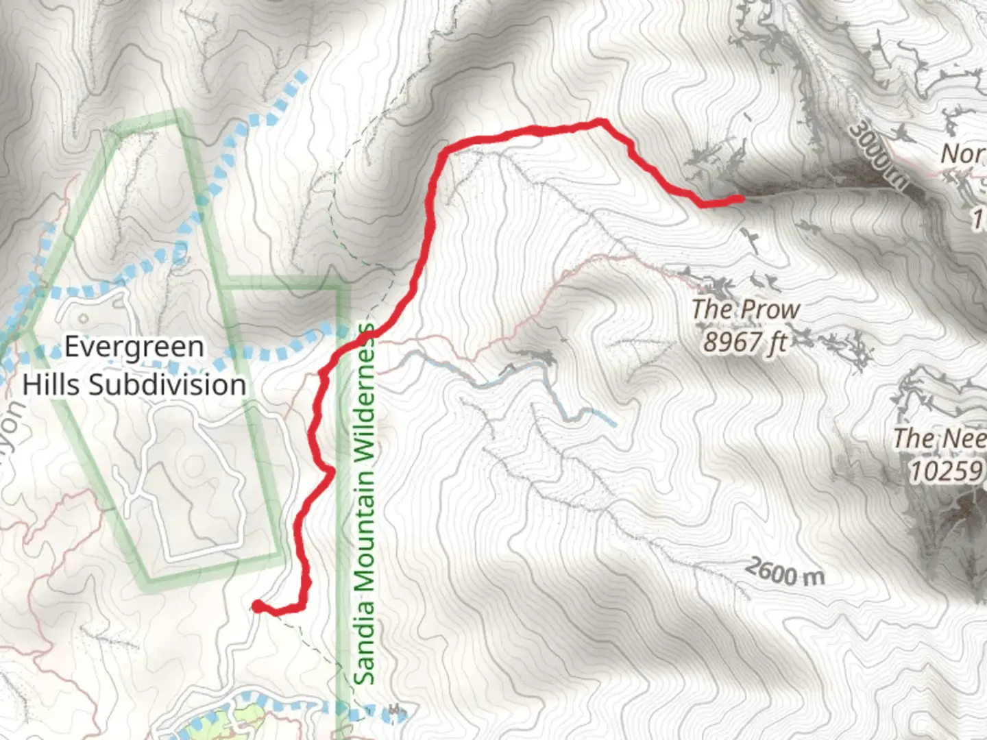 An image depicting the trail Piedra Lisa - South and Fletcher Trail and its surrounding area.