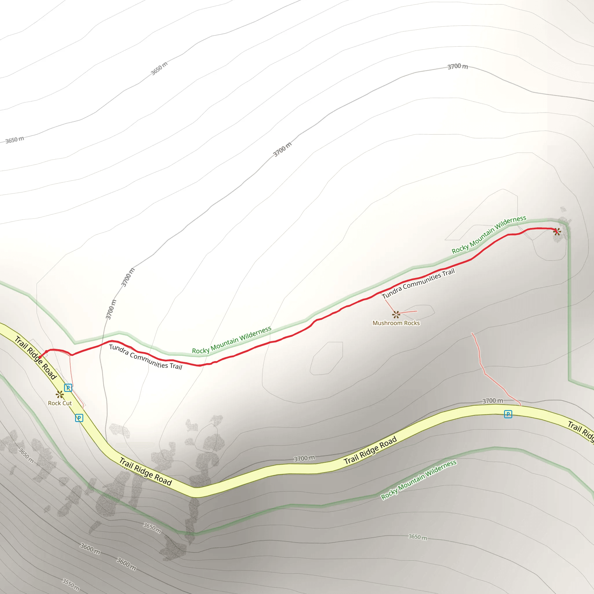 Tundra Communities Trail mobile static map