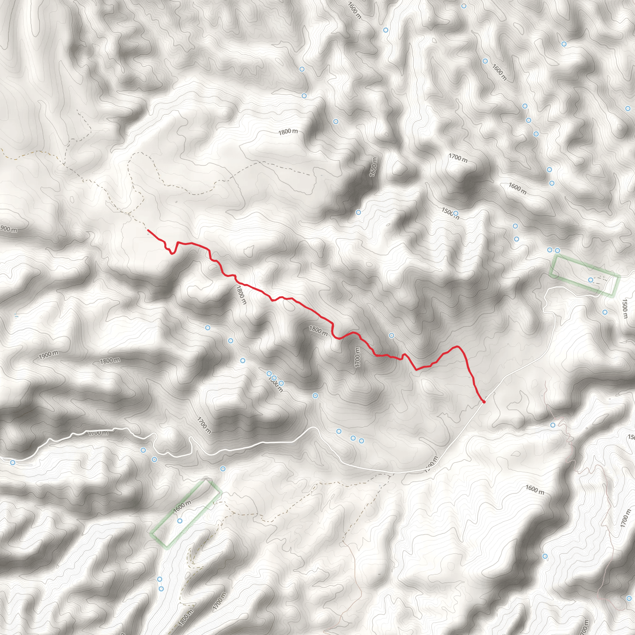 Smokey Trail mobile static map