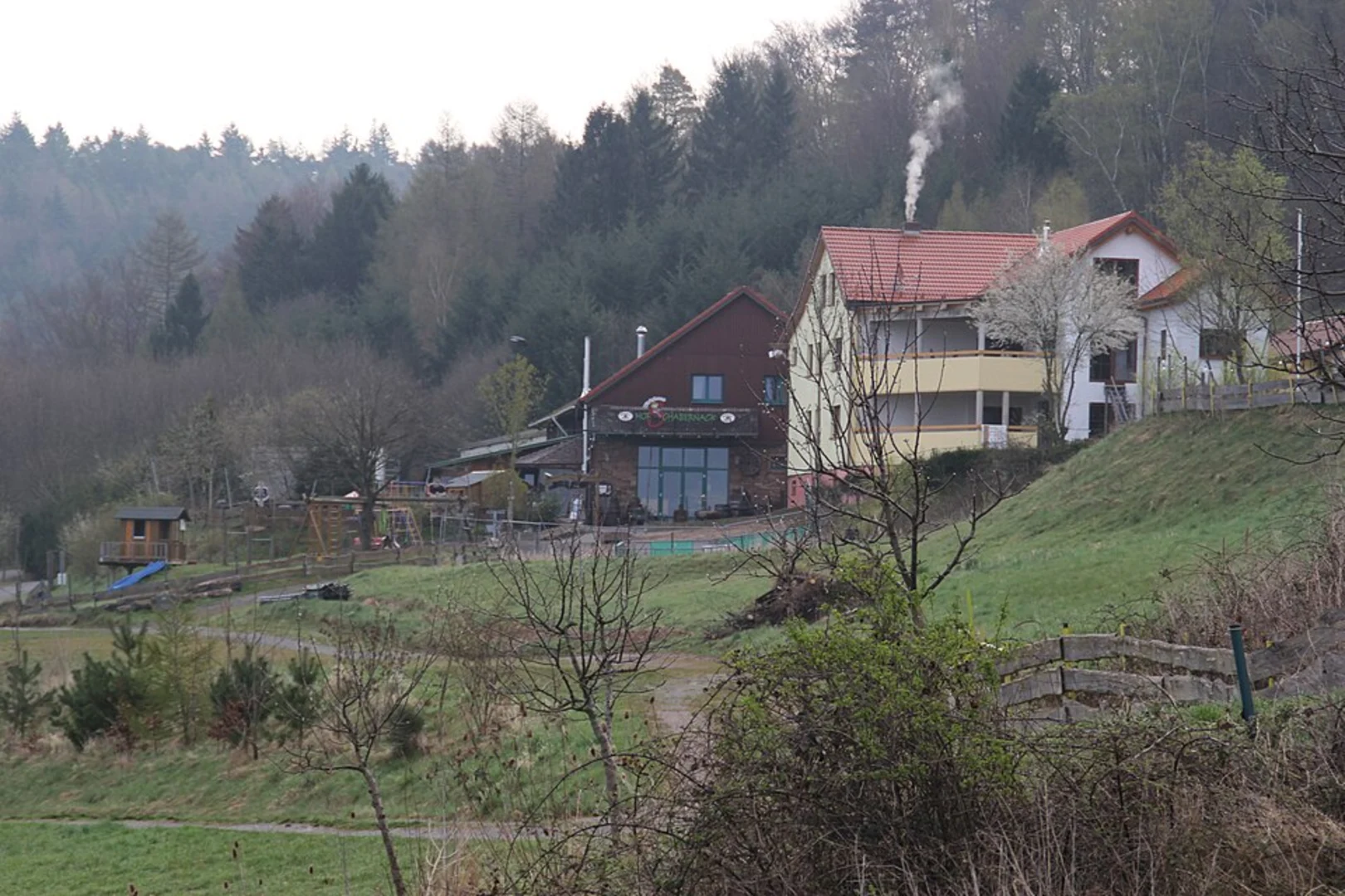An image depicting the trail Alte Burg, Rodberghutte and Schabernack Loop and its surrounding area.
