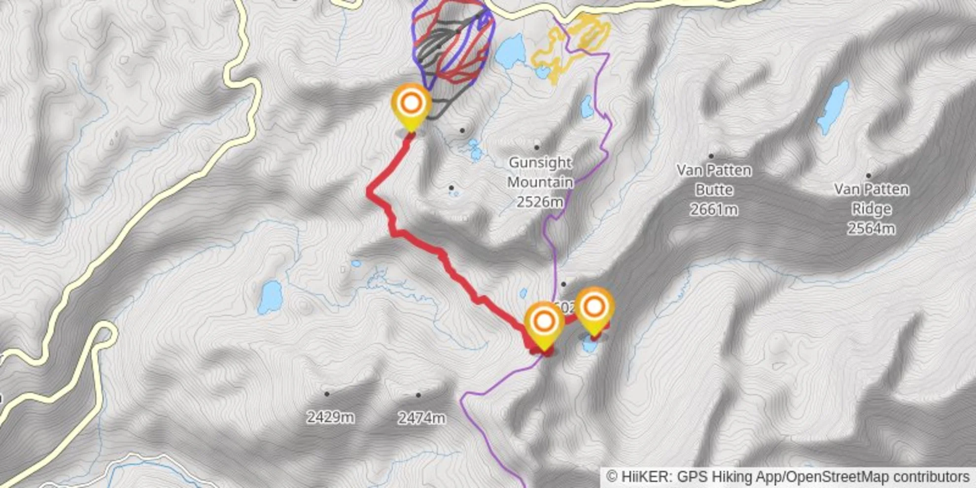 An image depicting the trail Dutch Flat #1 and its surrounding area.