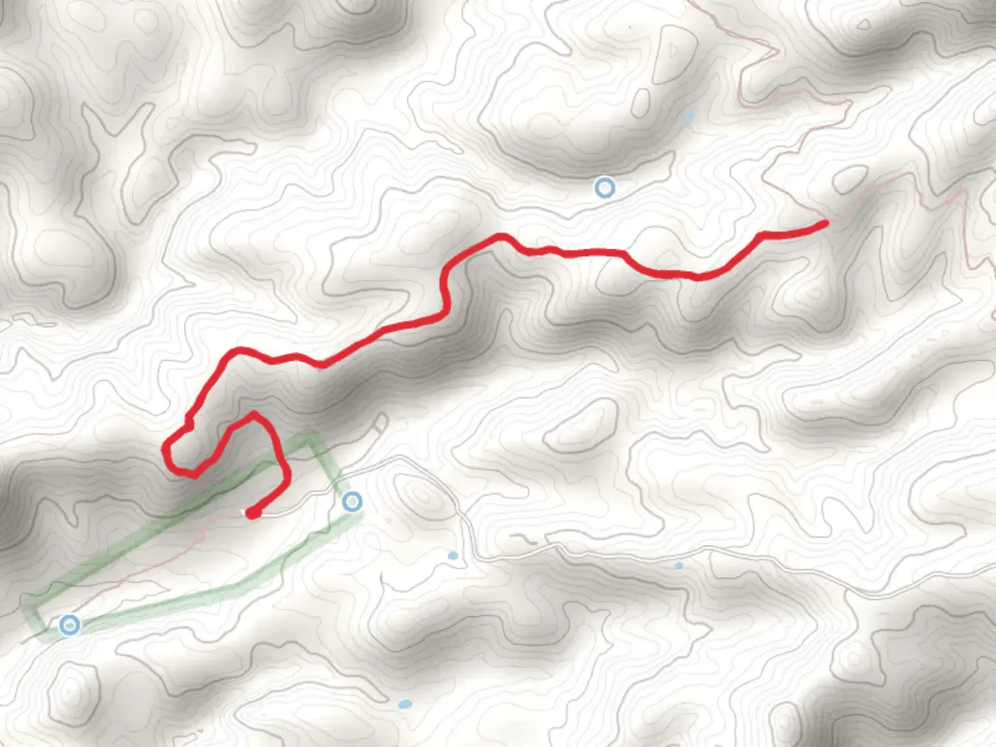 An image depicting the trail Tule Trail and its surrounding area.