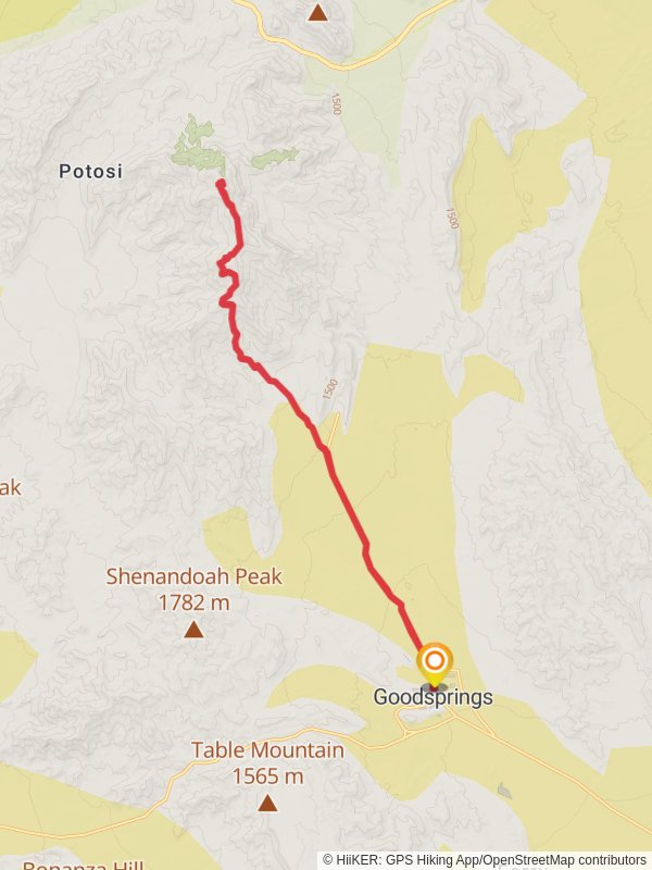 Hamoton Spring and Mount Potosi