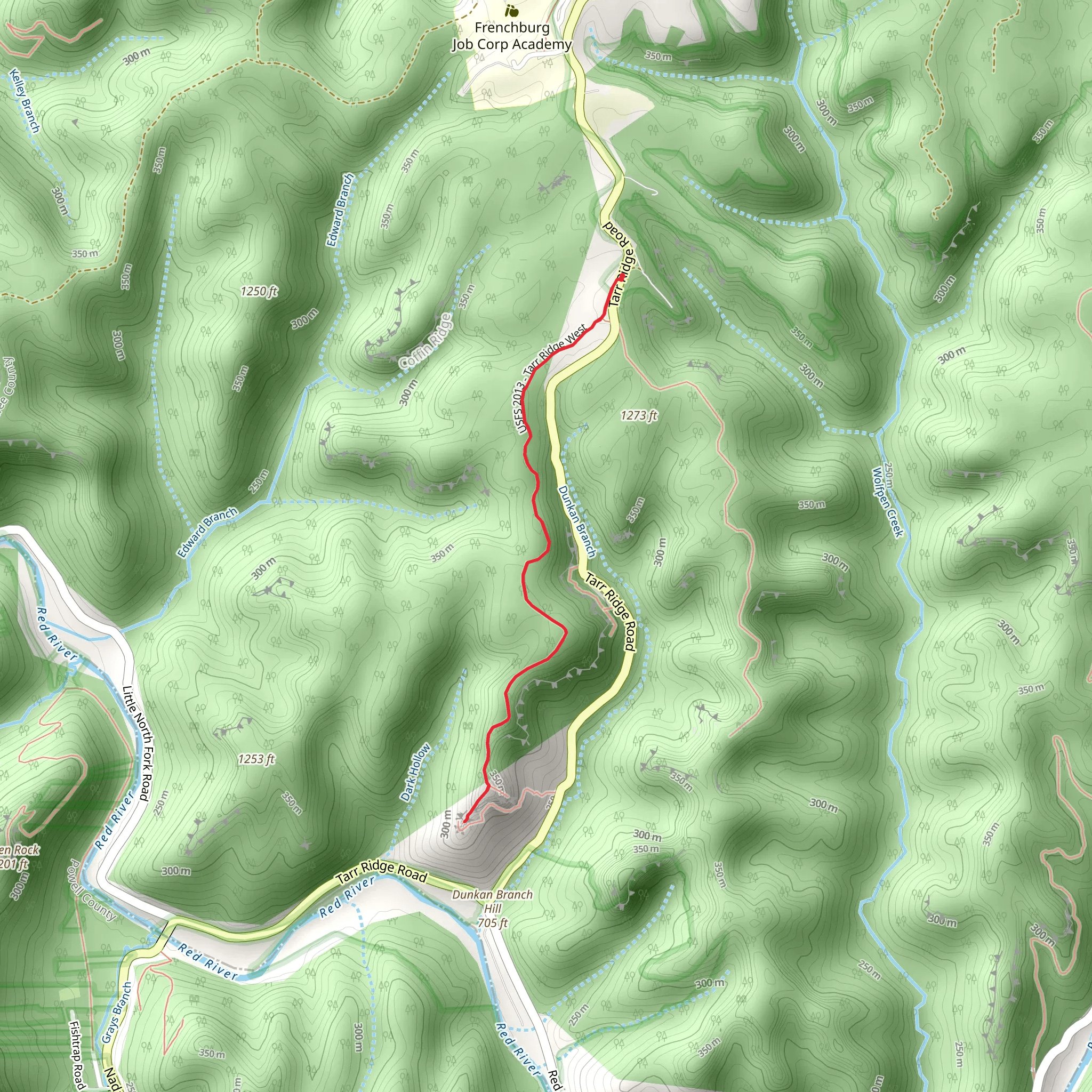 Tarr Ridge West mobile static map