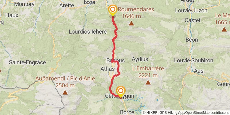 Via Tolosana stage 40 Map
