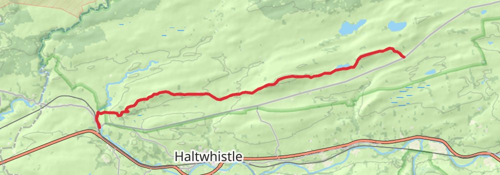Hadrian’s Wall Path (West to East) 9-Day Gentle Tour (Hillwalk Tours) stage 3 Map